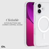 Clickable action buttons and camera control access