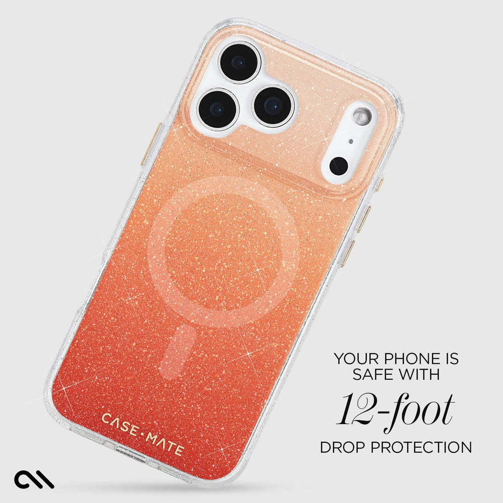 Your phone is safe with 12 foot drop protection.