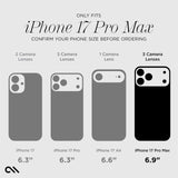 Only fits iPhone 17 Pro Max, confirm your phone size before ordering