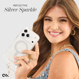 Reflective Silver Sparkle