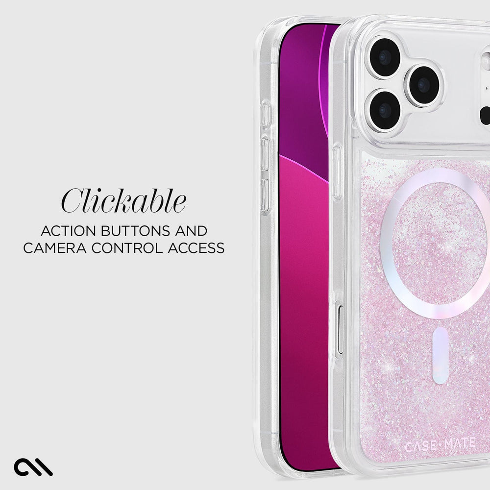 Clickable action buttons and camera control access