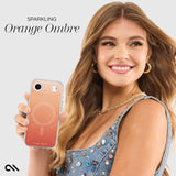 Sparkling Orange Ombre 