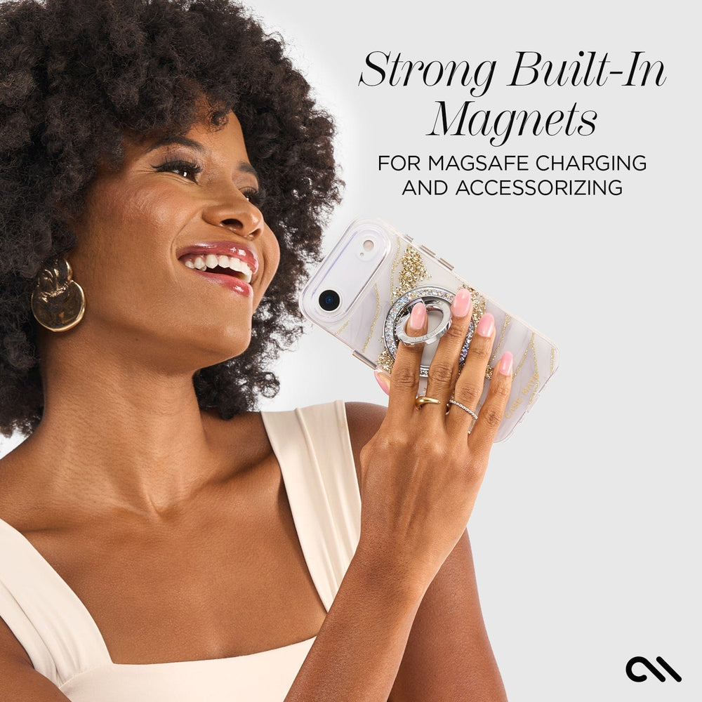 STRONG BUILT IN MAGNETS FOR MAGSAFE CHARGING AND ACCESSORIZING