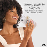 STRONG BUILT IN MAGNETS FOR MAGSAFE CHARGING AND ACCESSORIZING