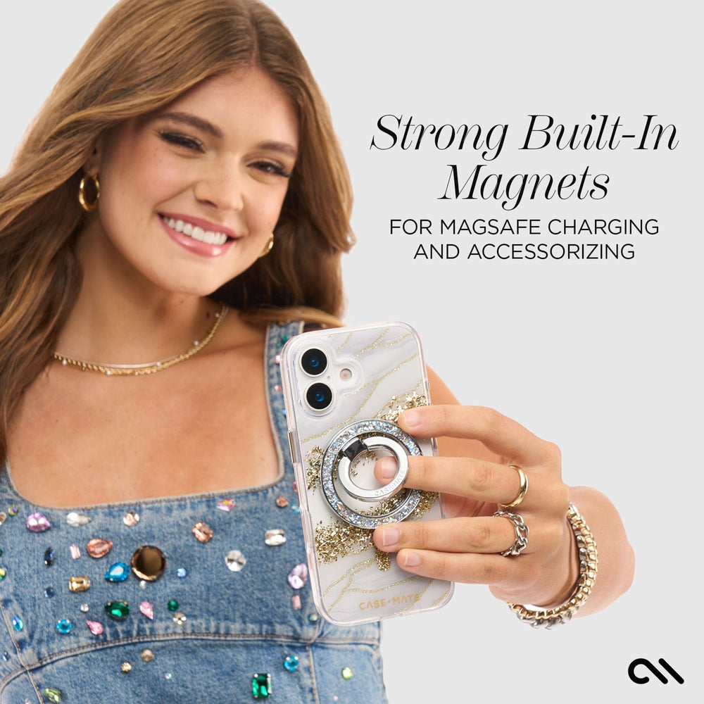STRONG BUILT IN MAGNETS FOR MAGSAFE CHARGING AND ACCESSORIZING