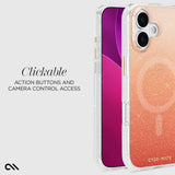 Clickable action buttons and camera control access