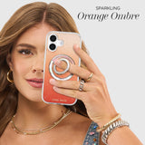 Sparkling Orange Ombre
