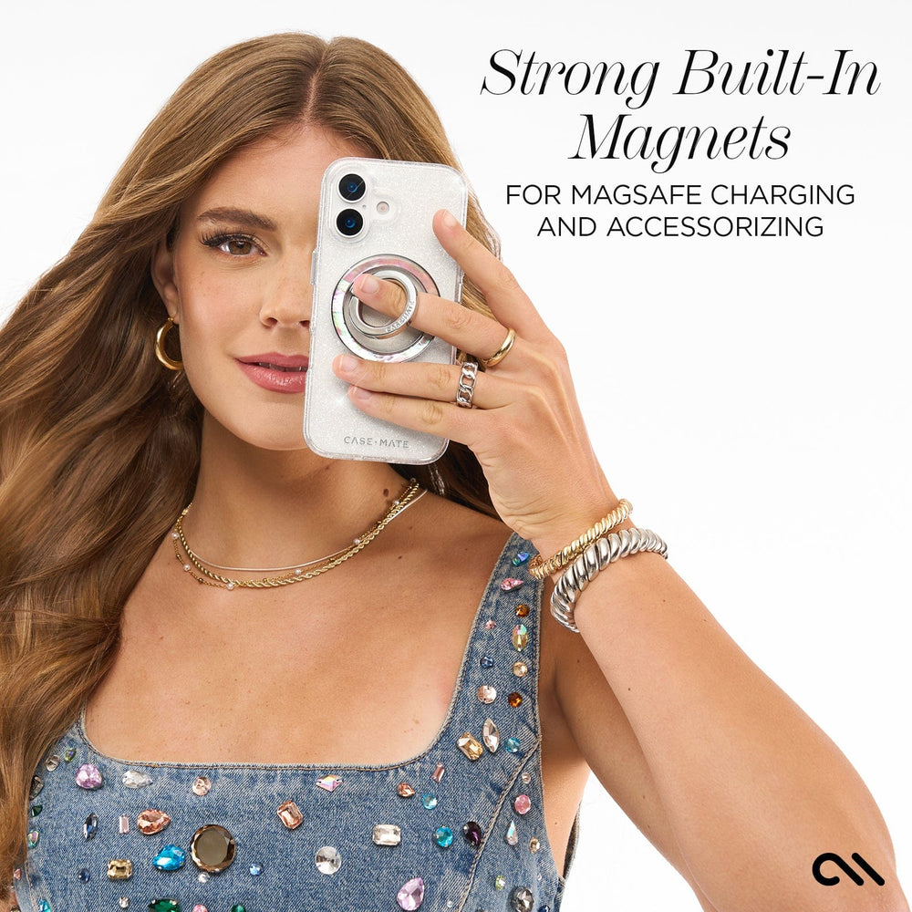 STRONG BUILT IN MAGNETS FOR MAGSAFE CHARGING AND ACCESSORIZING