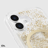 CLOSE UP OF Waterfall Gold MagSafe PHONE CASE FOR iPhone 17
