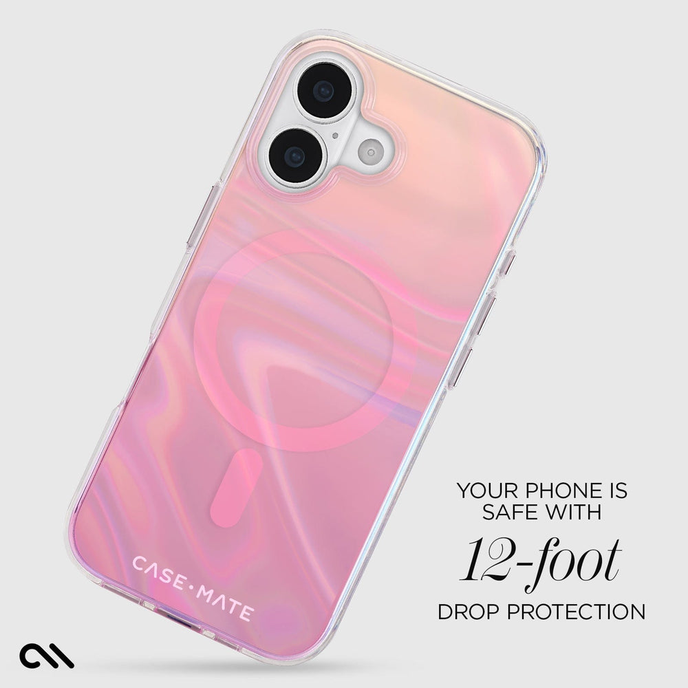 YOUR PHONE IS SAFE WITH 12 FOOT DROP PROTECTION