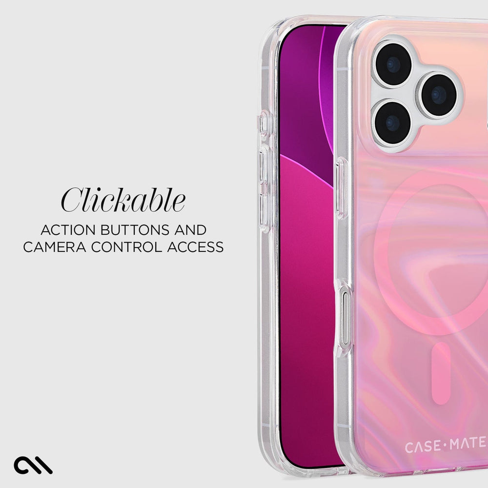 Clickable action buttons and camera control access