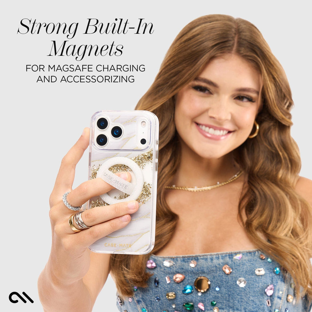 Strong Built-In Magnets for magsafe charging and accessorizing