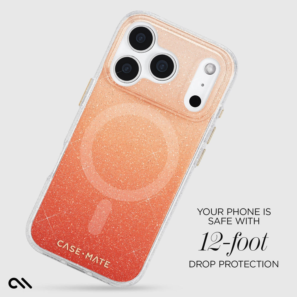 Your phone is safe with 12 foot drop protection.