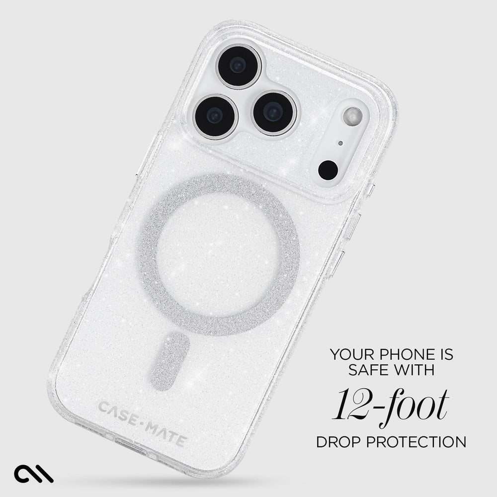 Your phone is safe with 12 foot drop protection.