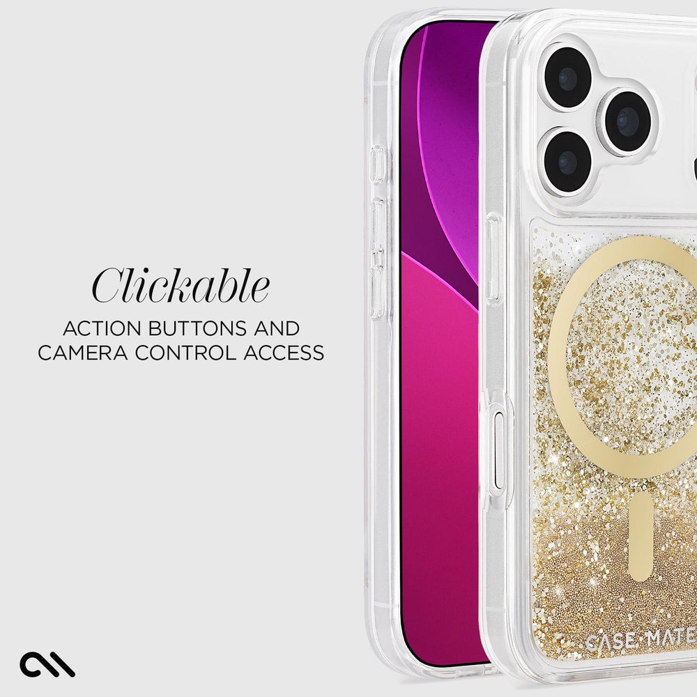 Clickable action buttons and camera control access