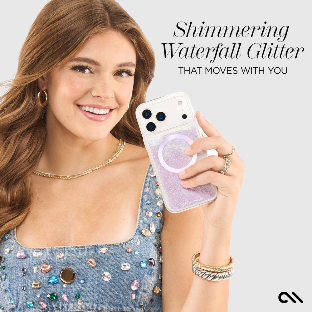 Shimmering Waterfall Glitter that moves with you