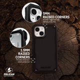 5MM RAISED CORNERS PROVIDES ENHANCED REAR CAMERA PROTECTION. 1.5MM RAISED CORNERS PROVIDES ENHANCED SCREEN PROTECTION.