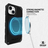 STRONG MAGNETIC CONNECTION. SUPPORTS ALL MAGSAFE CHARGING AND ACCESSORIES.