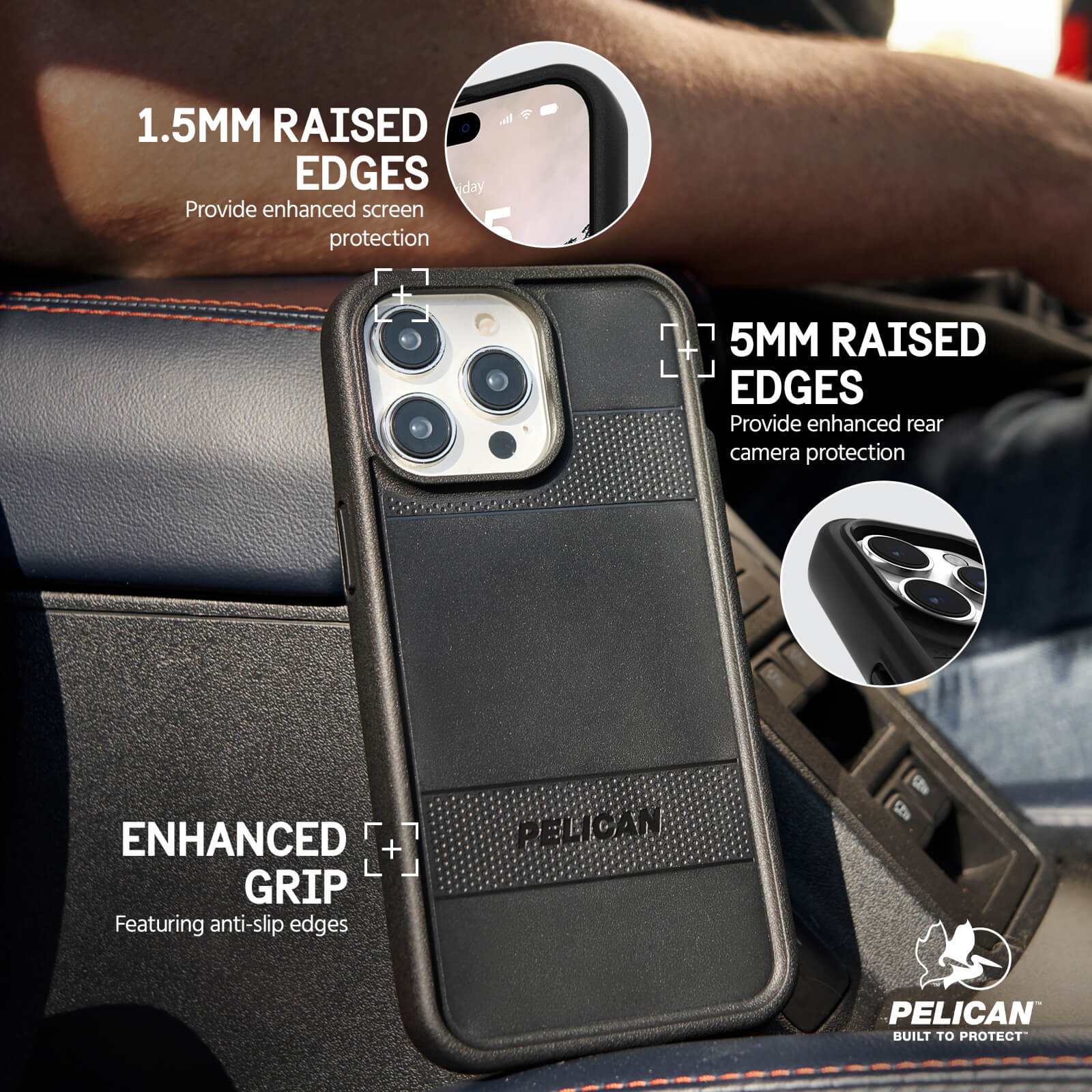 Pelican Protector Black MagSafe - iPhone 15 Pro Max