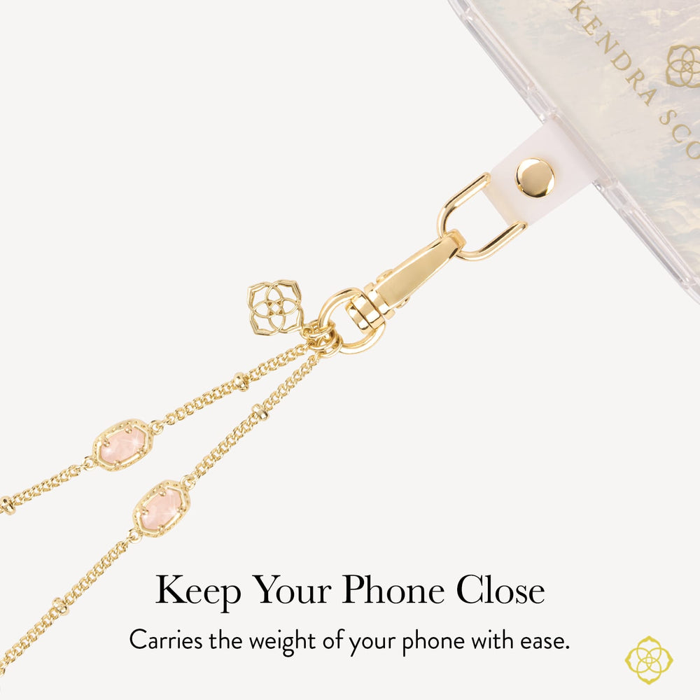 Keep Your Phone Close, carrie the weight of your phone with ease
#color_emilie filigree rose quartz