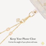 Keep Your Phone Close, carrie the weight of your phone with ease
#color_emilie filigree rose quartz