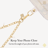 Keep your phone close, carries the weight of your phone with ease
#color_gold charm