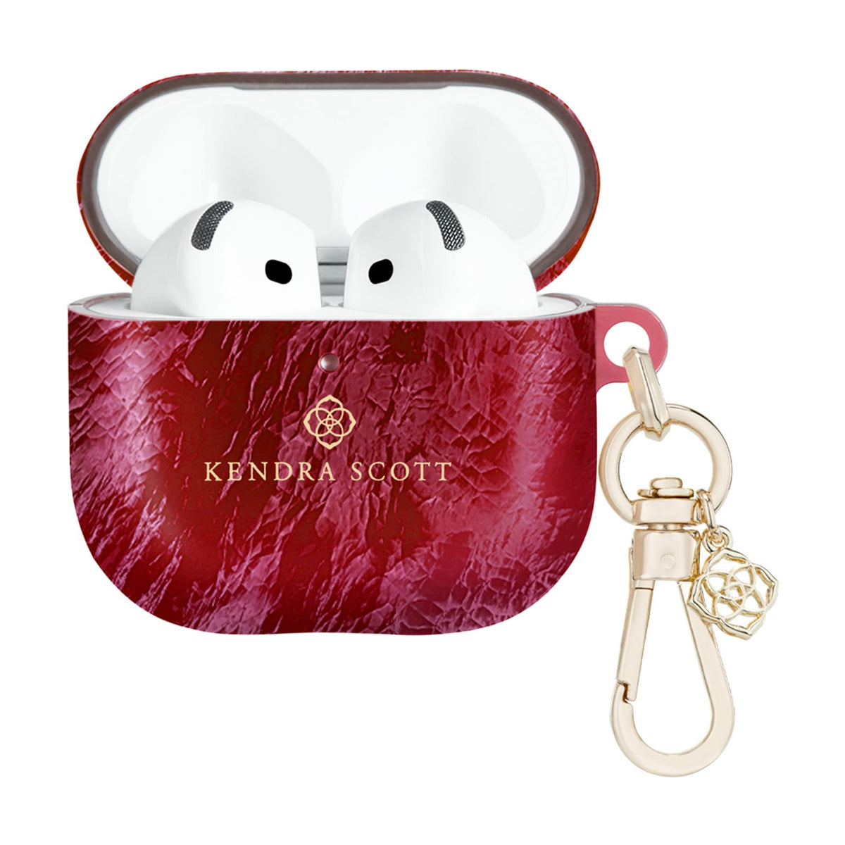 Kendra Scott Cherry Lacquer Pearl - AirPods 4 & 5
