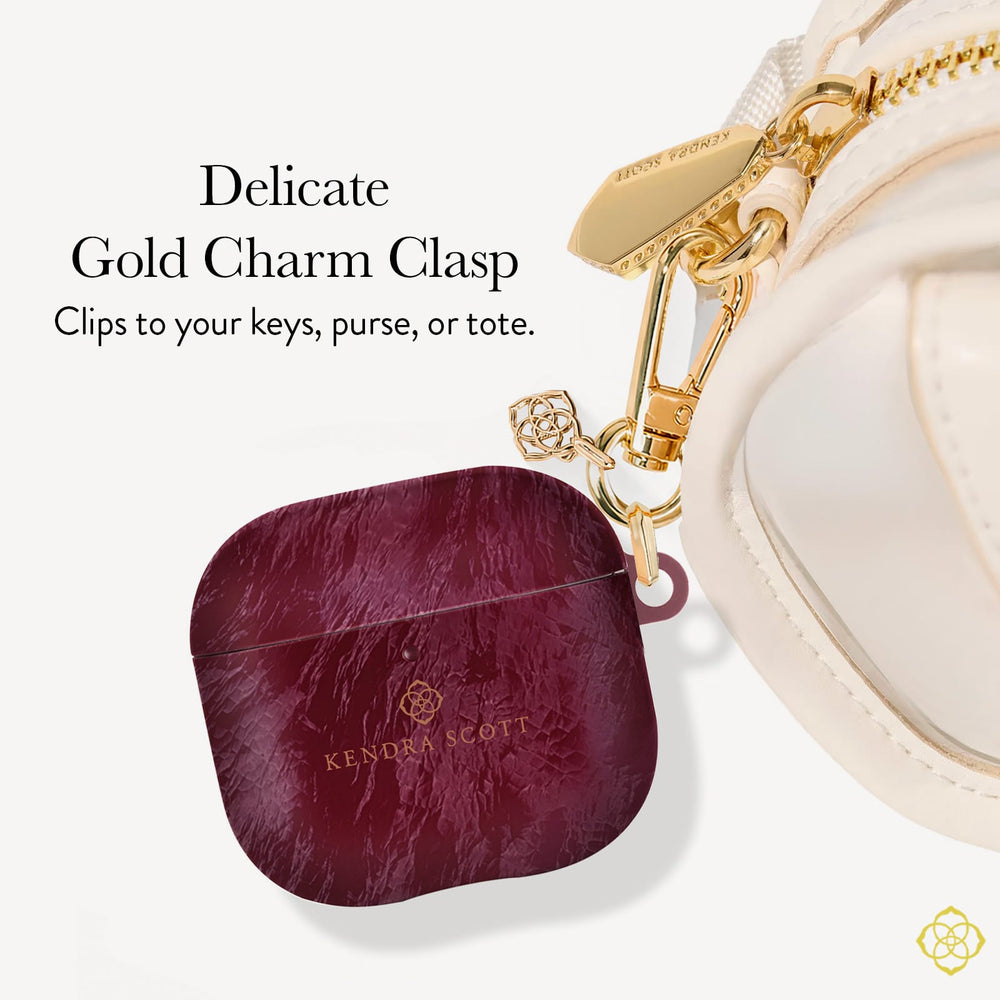 Kendra Scott Cherry Lacquer Pearl - AirPods 4 & 5