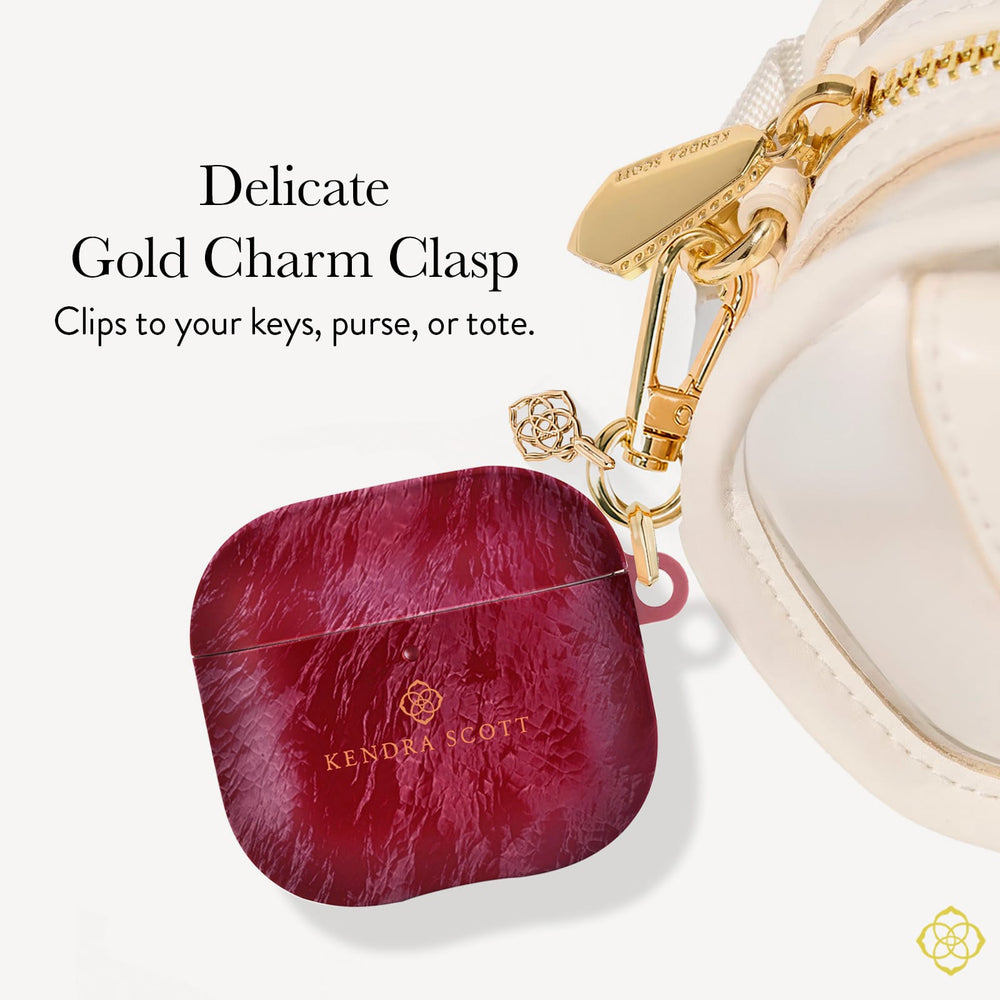Delicate Gold Charm Clasp, clips to your keys, purse, or tote