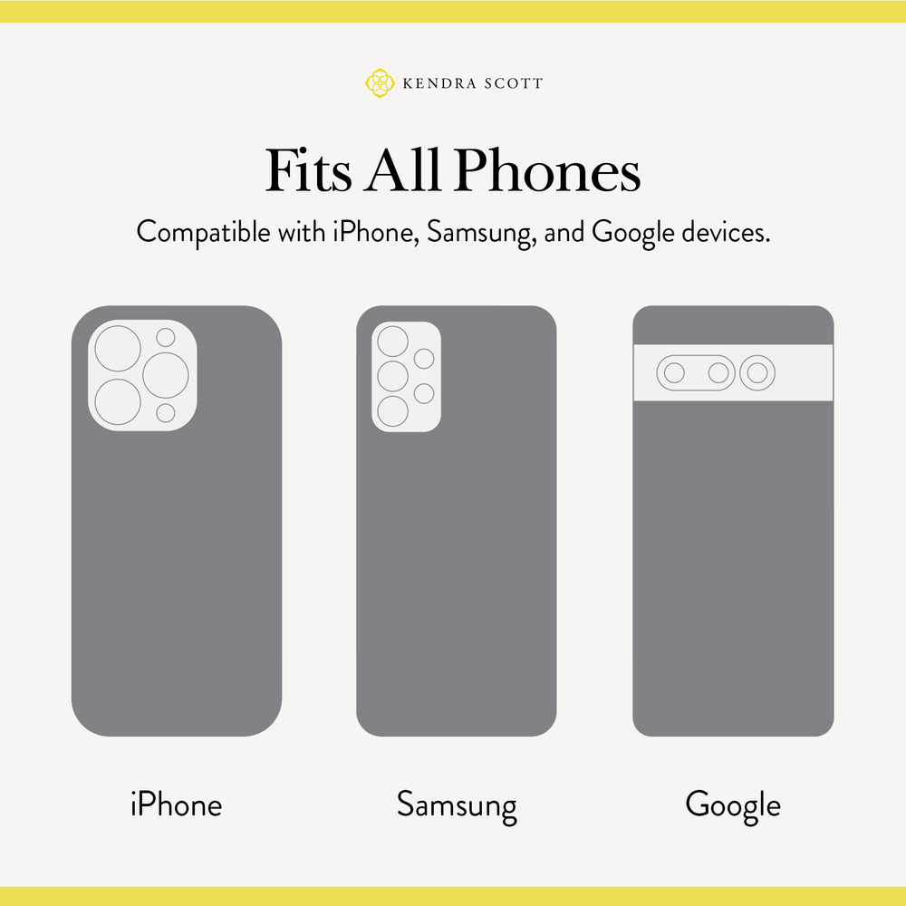 Fits All Phones, compatible with iPhone, Samsung, and google devices 
#color_gold charm