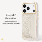 Wallet is MagSafe compatible #color_Ivory Filigree