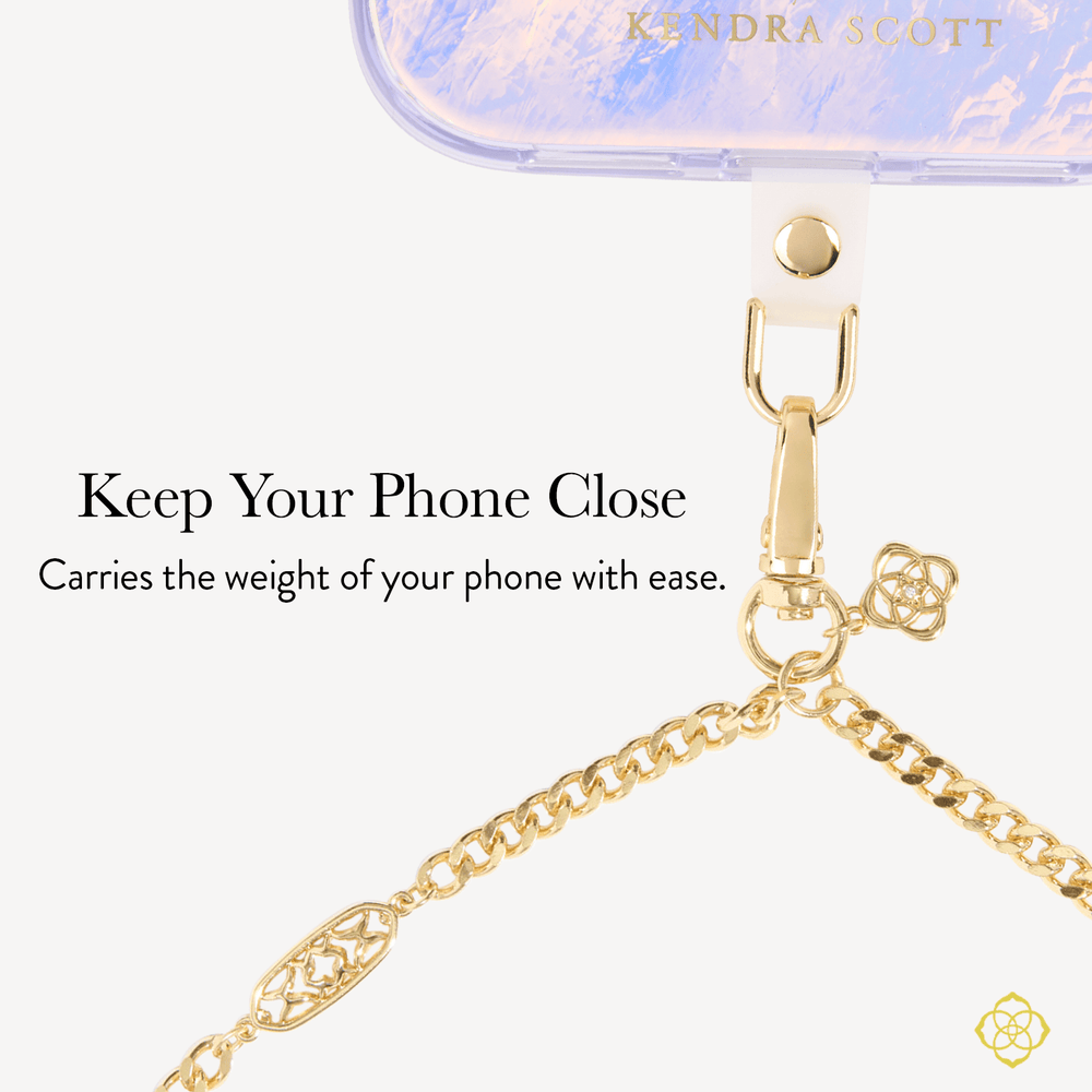 Keep Your Phone Close, Carries the weight of your phone with ease
#color_gold filigree