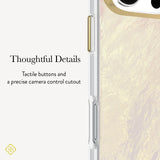 Thoughtful Details, Tactile buttons and a precise camera control cutout.