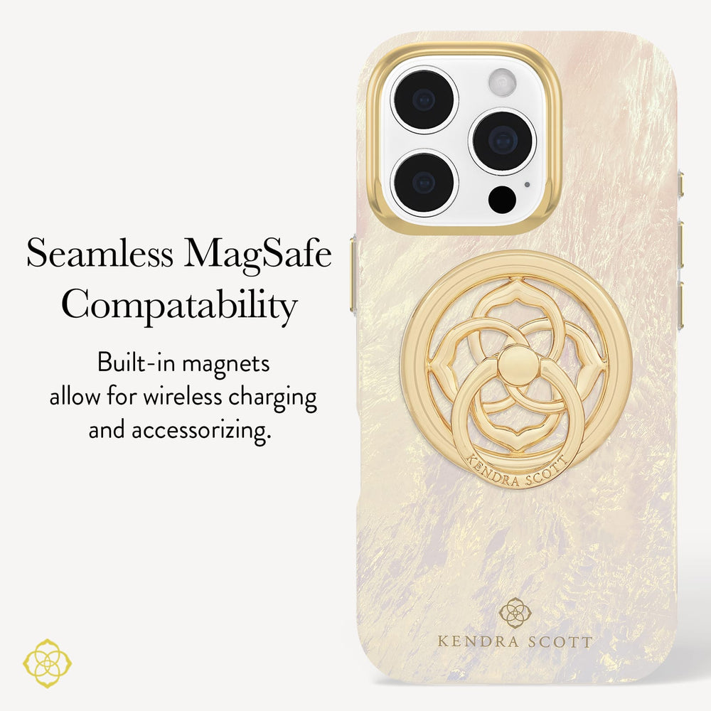 Seamless MagSafe Compatibility, Built-in magnets allow for wireless charging and accessorizing.  