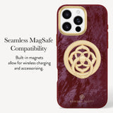 Seamless MagSafe Compatibility, Built-in Magnets allow for wireless charging and Accessorizing