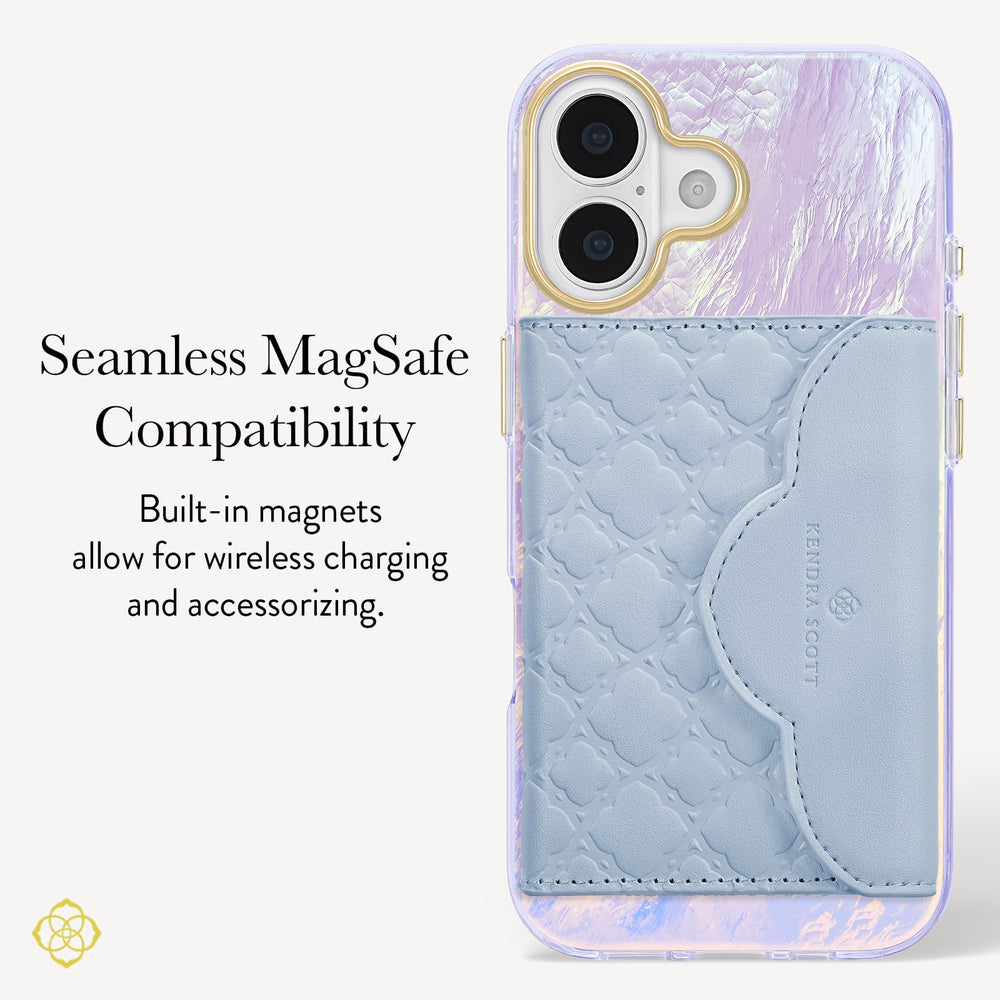 Seamless MagSafe Compatibility, Built-in magnets allow for wireless charging and accessorizing.