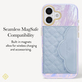 Seamless MagSafe Compatibility, Built-in magnets allow for wireless charging and accessorizing.