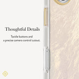 Thoughtful Details, Tactile buttons and a precise camera control cutout.