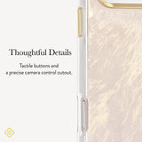 Thoughtful Details, Tactile buttons and a precise camera control cutout.
