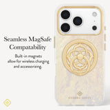 Seamless MagSafe Compatibility, Built-in magnets allow for wireless charging and accessorizing. 