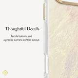 Thoughtful Details, Tactile buttons and a precise camera control cutout.