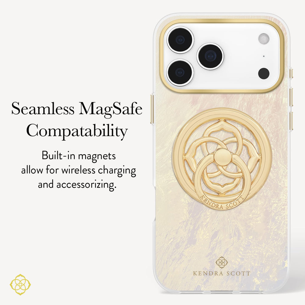 Seamless MagSafe Compatibility, Built-in magnets allow for wireless charging and accessorizing.  