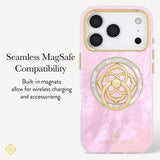 Seamless MagSafe Compatibility, Built-in magnets allow for wireless charging and accessorizing. 