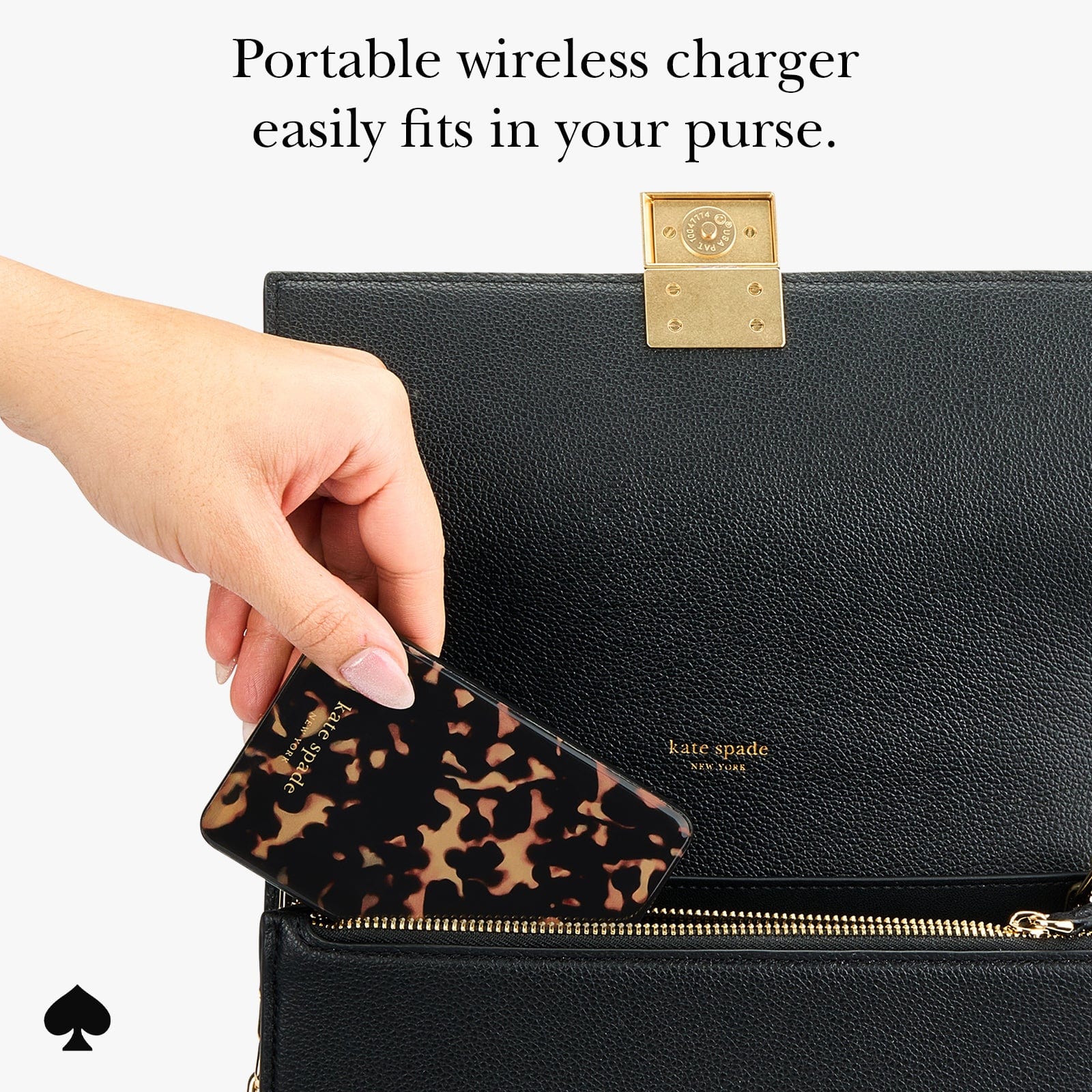 kate spade new york Tortoise MagSafe Battery Pack