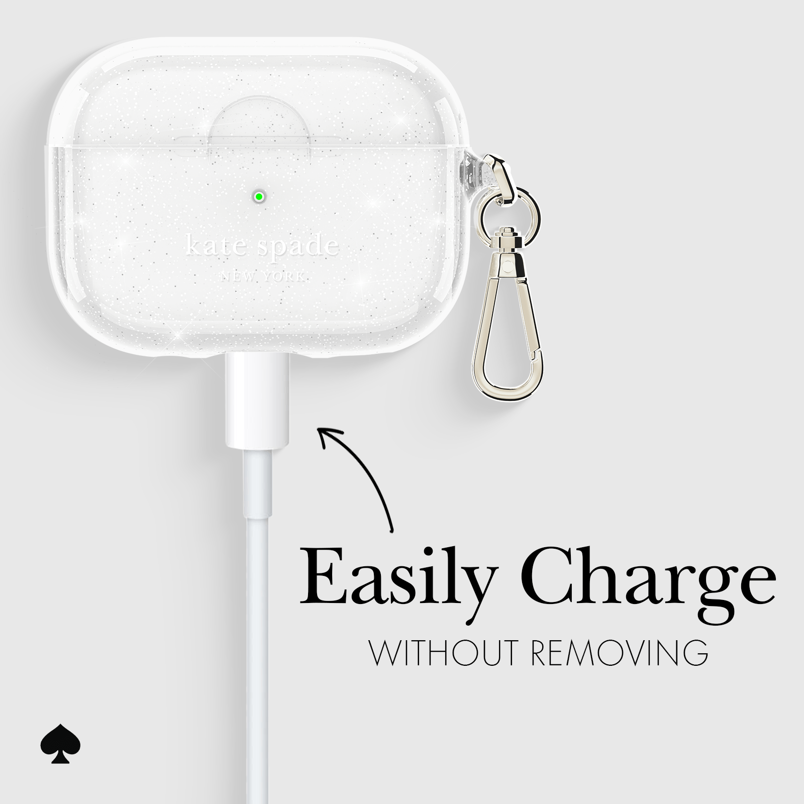 EASILY CHARGE WITHOUT REMOVING