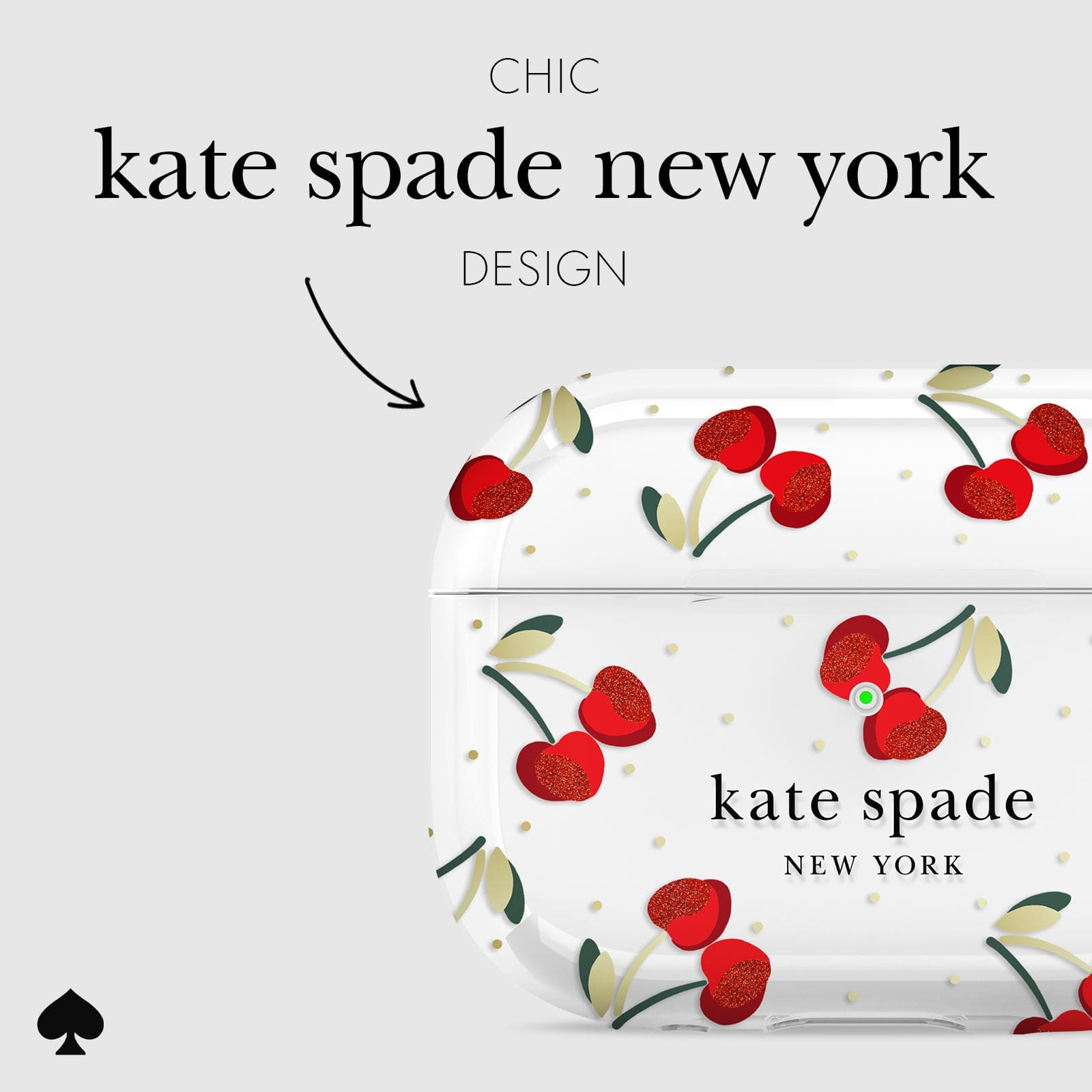 kate spade new york Cherry Dot - AirPods Pro 1 & 2