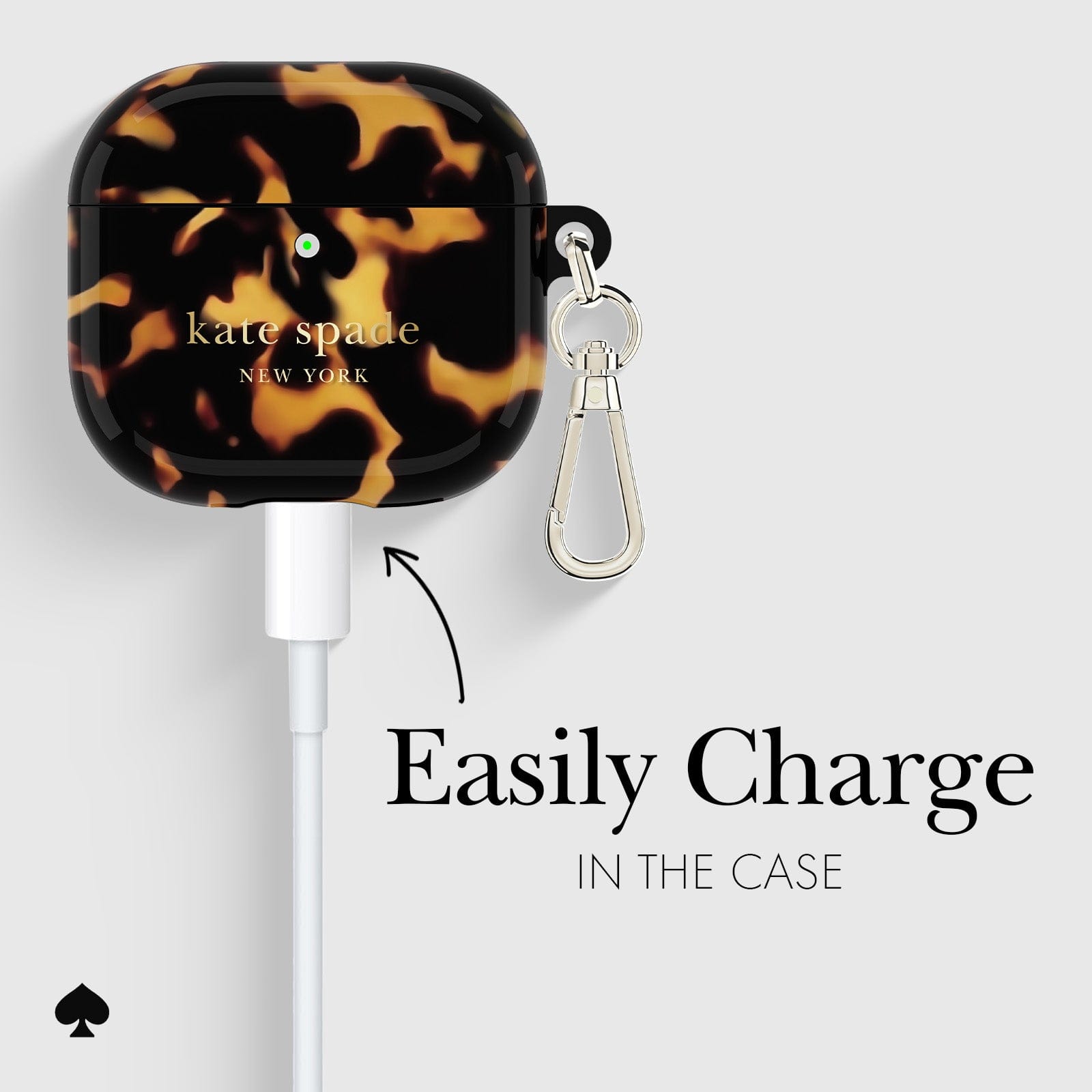 kate spade new york Tortoise AirPods 4 Case - Thumbnail 3
