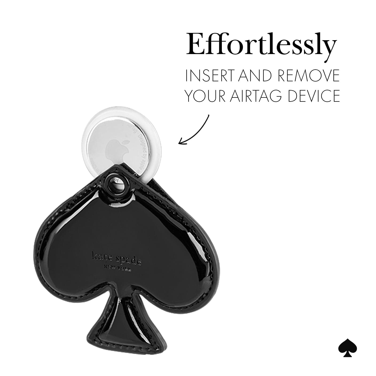 EFFORLESSLY INSERT AND REMOVE YOUR AIRTAG DEVICE