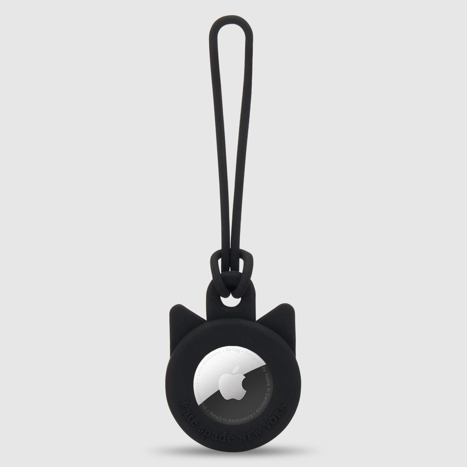 kate spade new york Black Cat AirTag Keychain Case