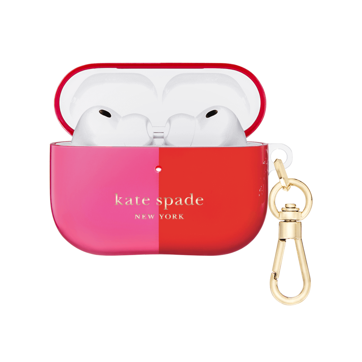 kate spade new york Racing Stripe Pop Pink - AirPods Pro 3